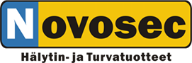 Novosec Hälytin ja Turvatuotteiden logo